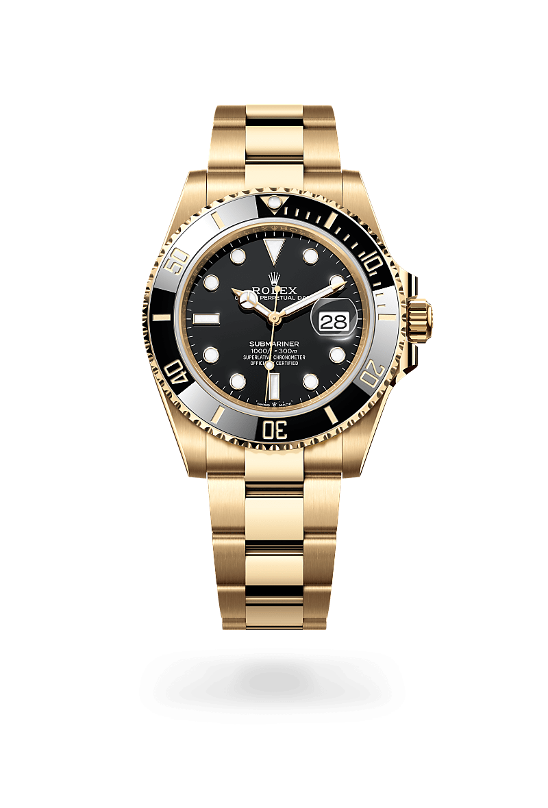 Rolex Submariner Date Oyster, 41 mm, yellow gold