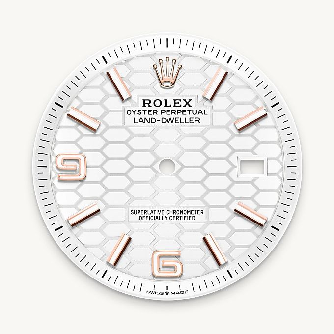 Intense white dial