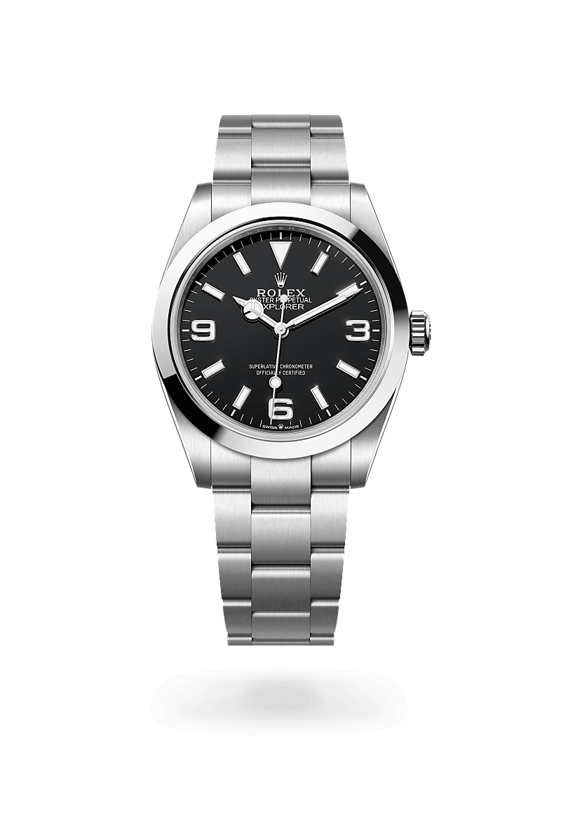 Rolex Explorer Oyster, 40 mm, Oystersteel