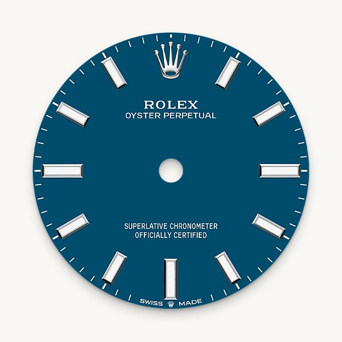 Blue dial