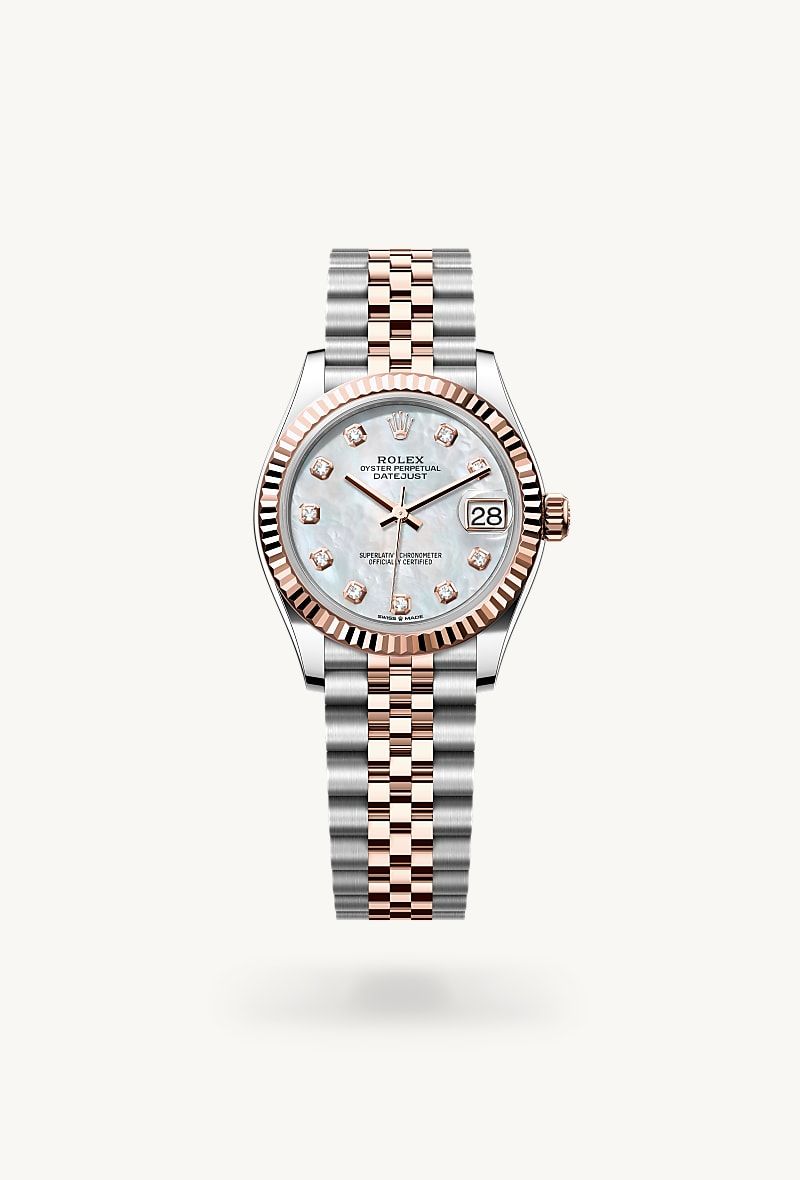 Rolex Datejust 31 Oyster, 31 mm, Oystersteel and Everose gold
