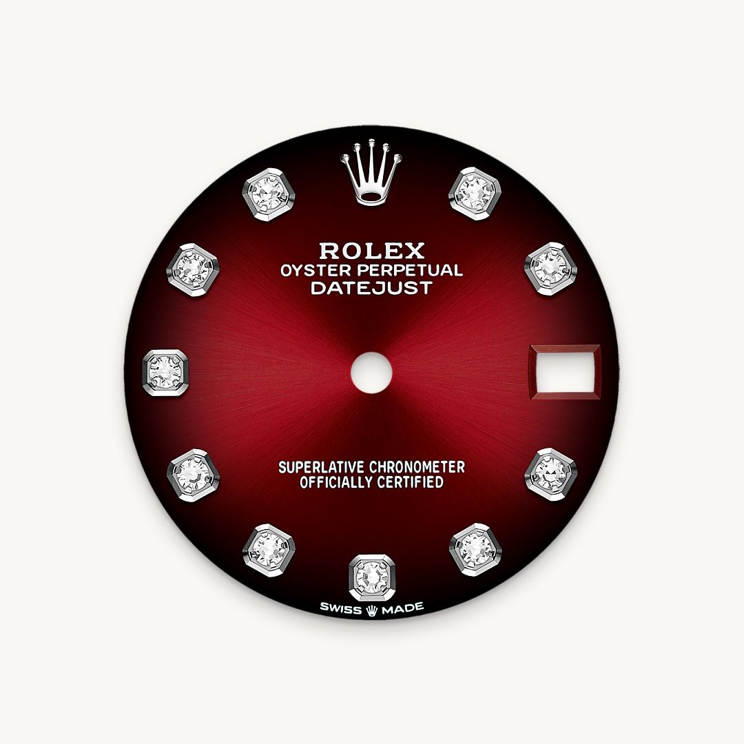 Red ombré dial