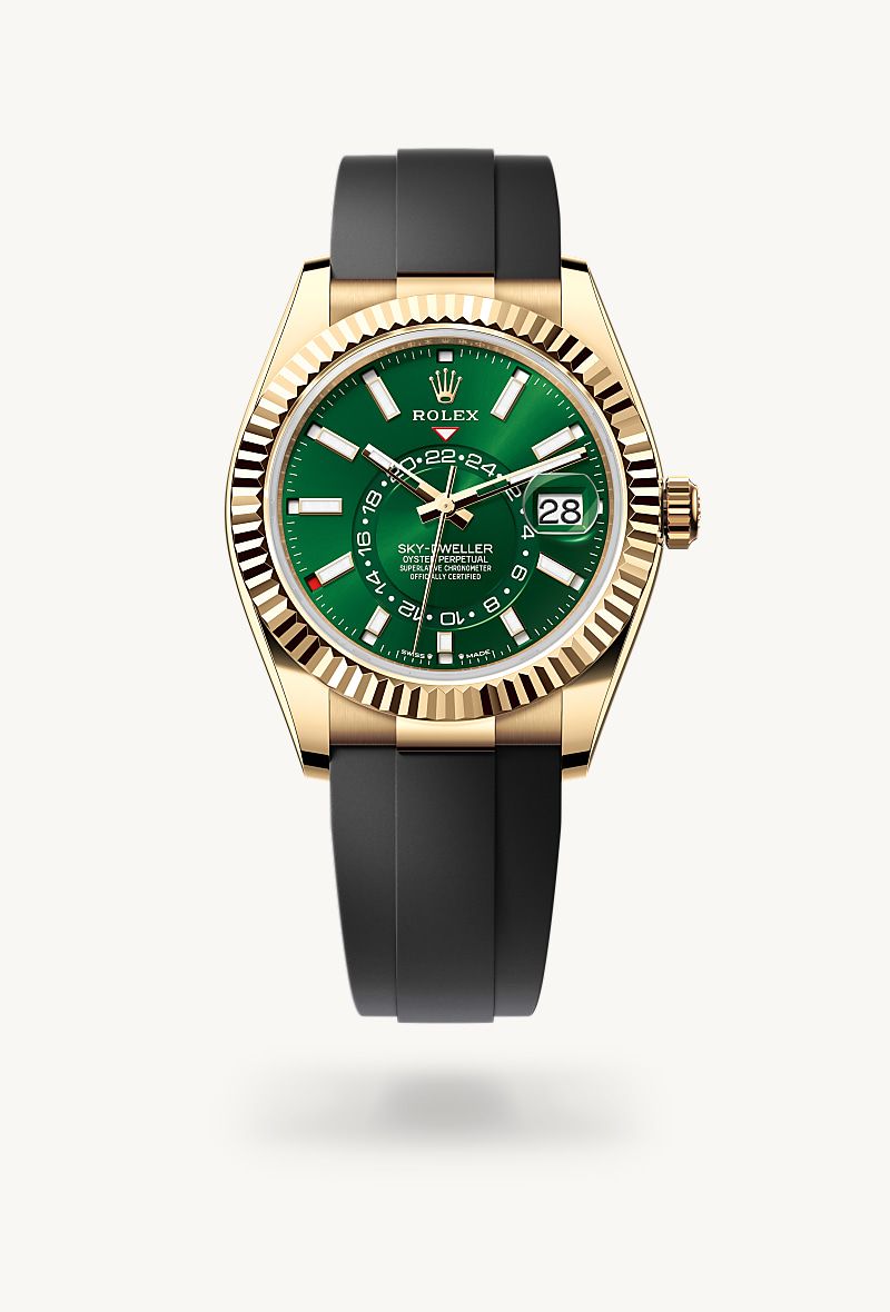 Rolex Sky-Dweller 42 Oyster, 42 mm, yellow gold