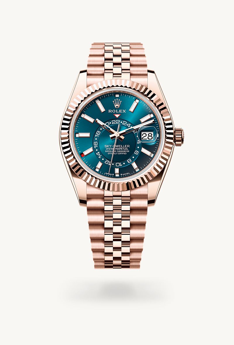 Rolex Sky-Dweller 42 Oyster, 42 mm, Everose gold