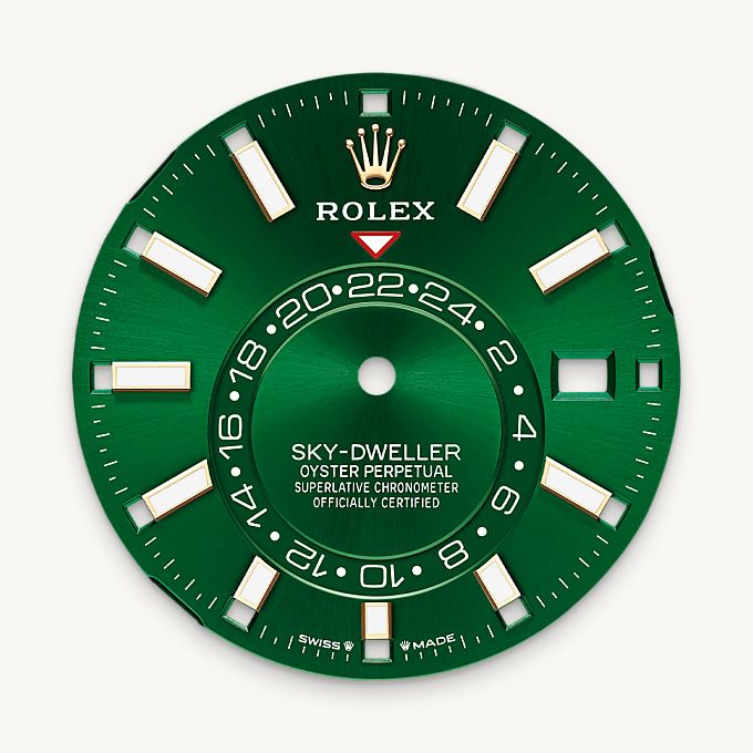 Bright green dial