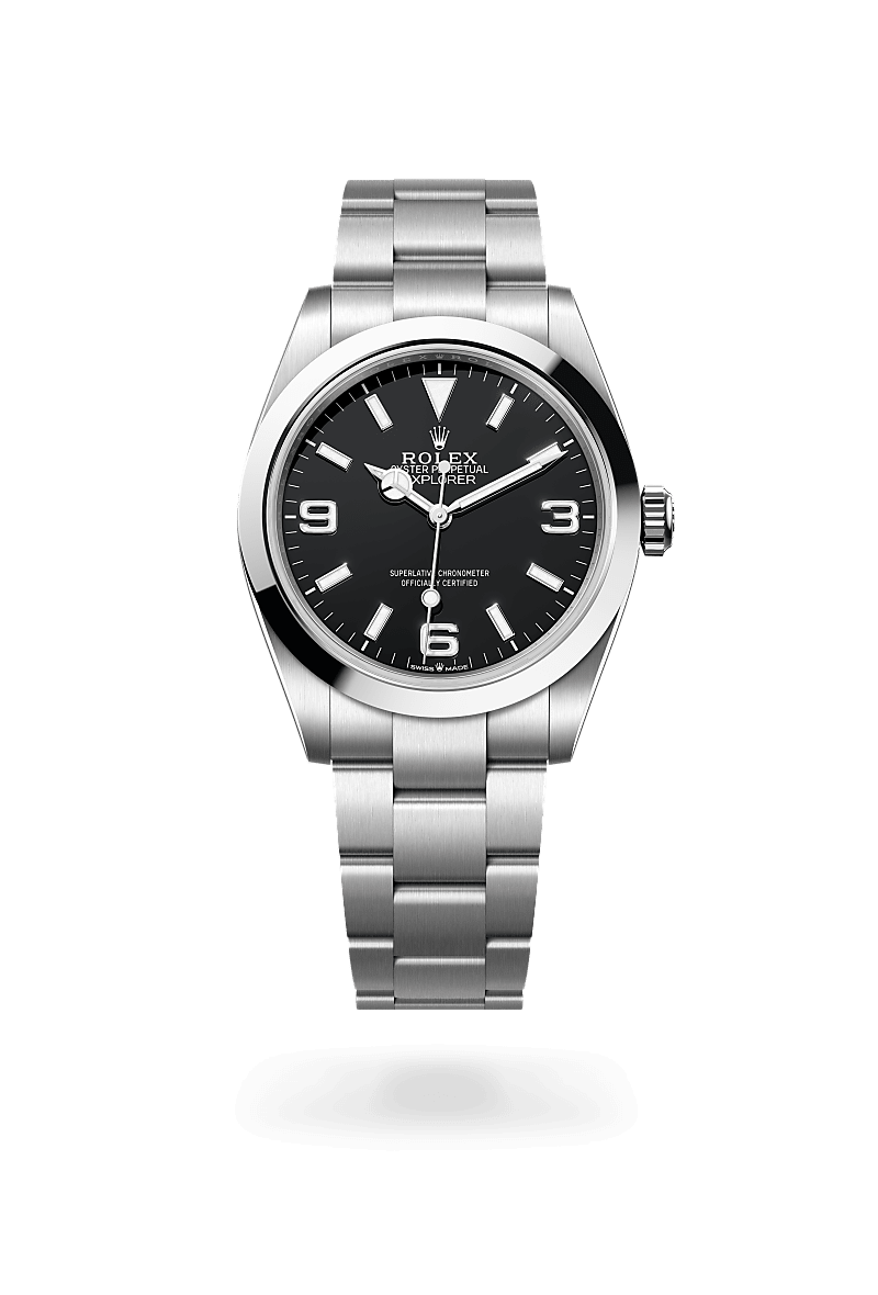 Rolex Explorer 40 Oyster, 40 mm, Oystersteel